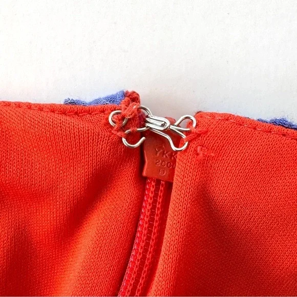 Eva Franco skirt with ruffle front, batik print, beach/summer vacation, midi - Picture 9 of 11